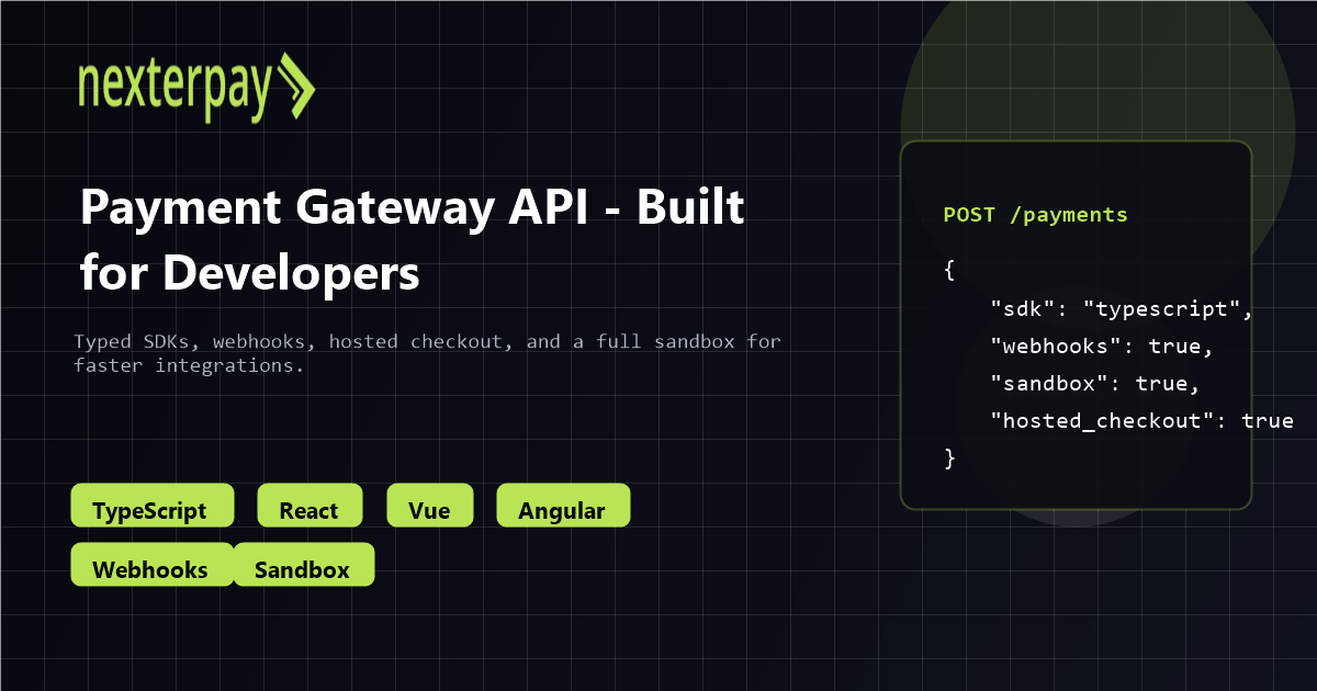 Payment Gateway API Integration | SDKs, Webhooks & Hosted Checkout ...